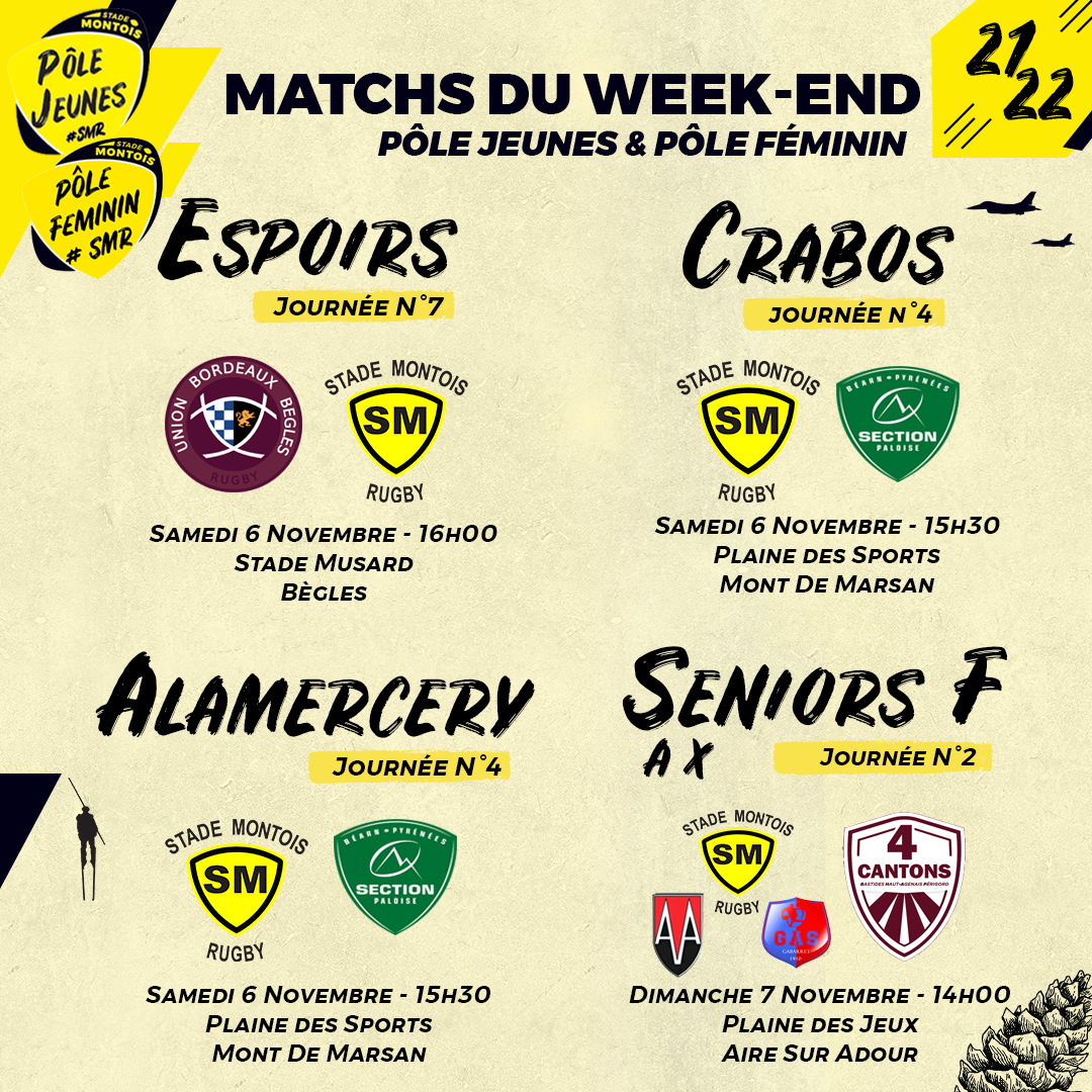 Matchs du week-end